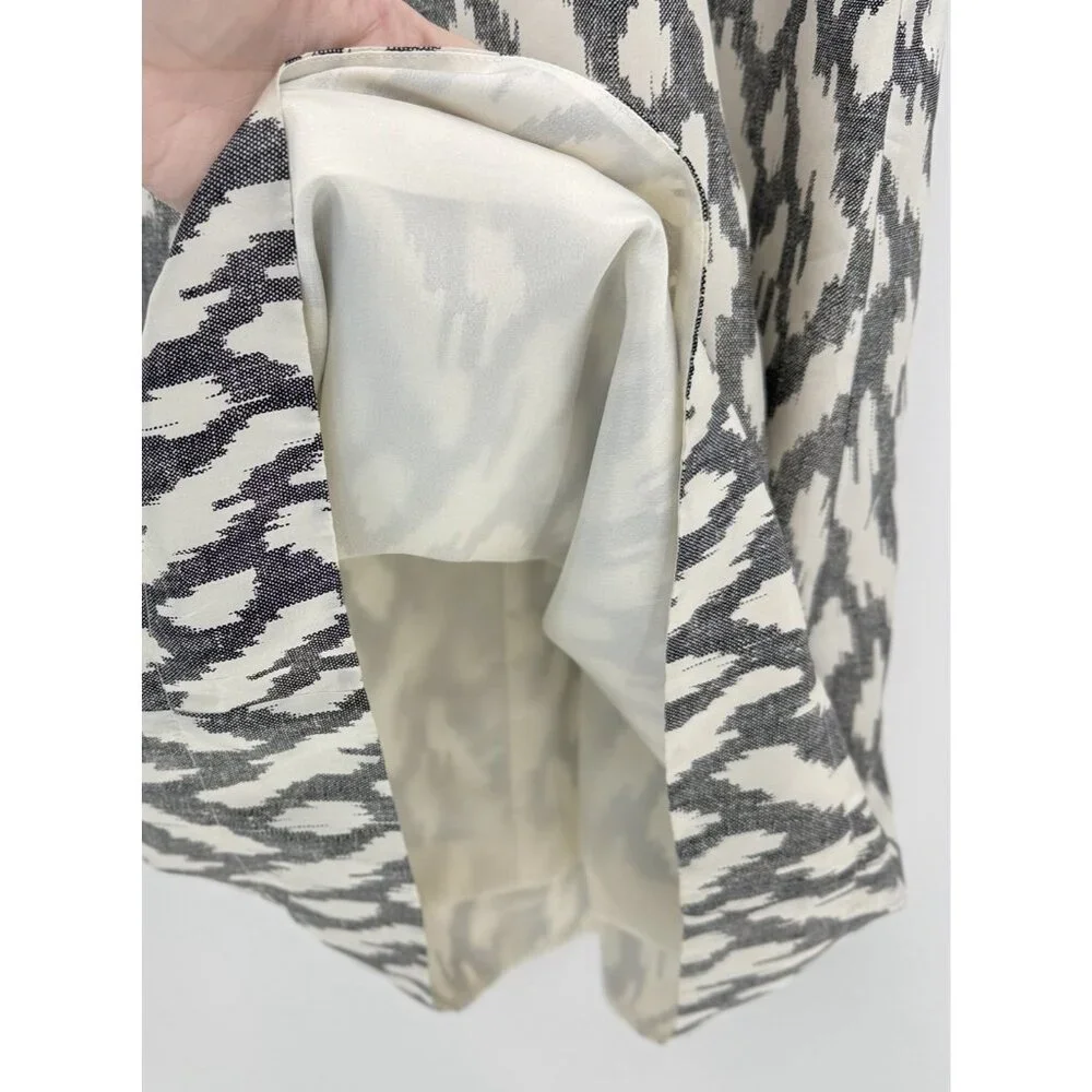 J.Crew 100% Silk Flutter‎ Sleeve Dress Size 6 Preppy Lightweight, Event
